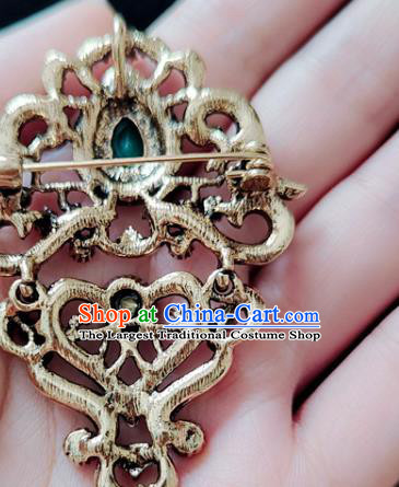 Top Crystal Brooch Jewelry Accessories Handmade Baroque Breastpin