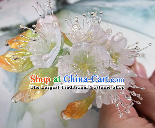 China Classical Hanfu Pear Blossom Hairpin Traditional Ming Dynasty Princess Hair Stick