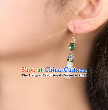 Chinese Classical Cloisonne Ear Accessories Traditional Cheongsam EarringsChinese Classical Cloisonne Ear Accessories Traditional Cheongsam Earrings