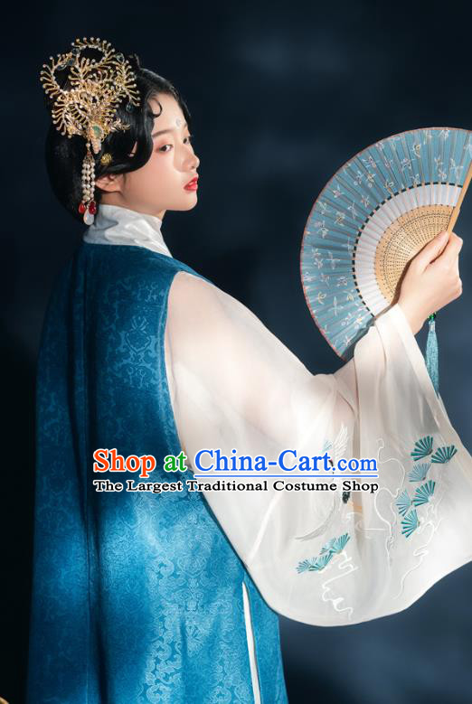 China Traditional Embroidered Hanfu Dress Court Concubine Clothing Ancient Ming Dynasty Historical Costumes