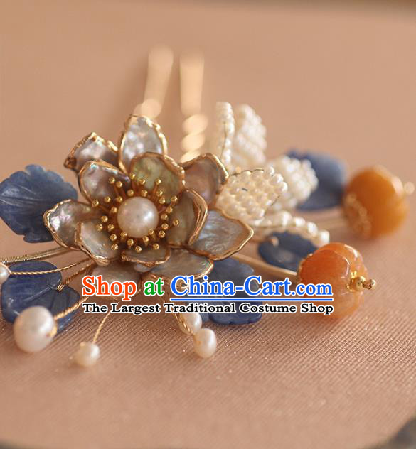 China Traditional Ancient Princess Ceregat Hair Stick Handmade Hair Accessories Song Dynasty Hairpin