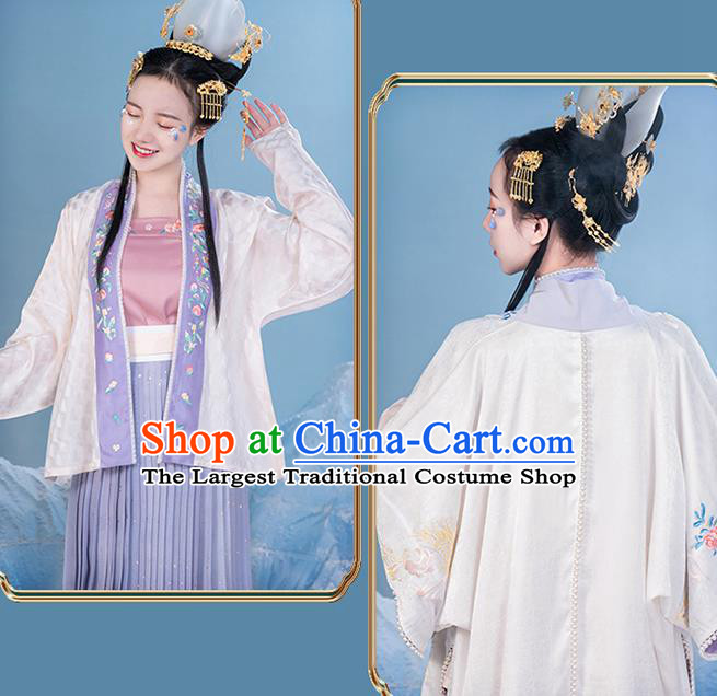 China Ancient Noble Woman Hanfu Dress Traditional Song Dynasty Wedding Historical Clothing Complete SetChina Ancient Imperial Concubine Hanfu Dress Traditional Song Dynasty Noble Woman Historical Clothing Complete Set