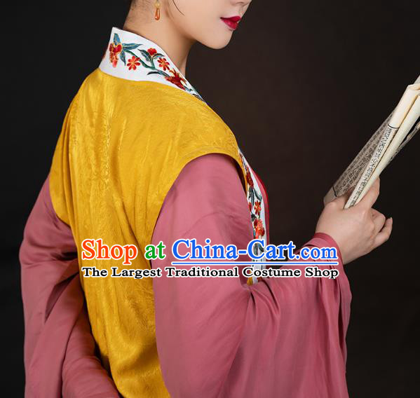 Traditional China Song Dynasty Imperial Concubine Hanfu Clothing Ancient Court Beauty Historical Costume Full Set