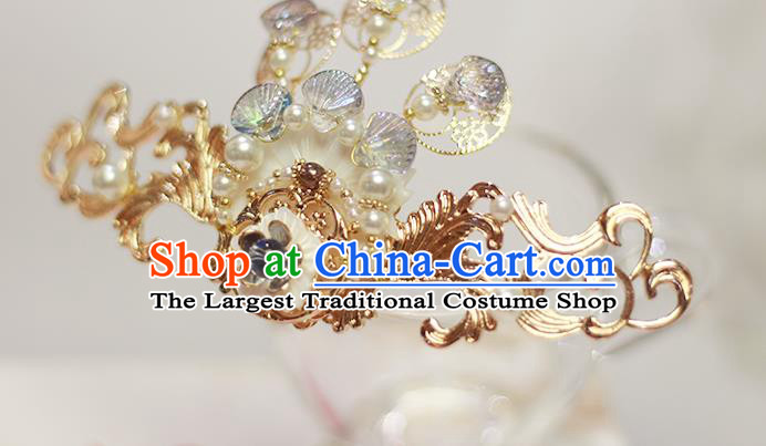 Chinese Cosplay Hair Accessories Traditional Hanfu Scale Hair Crown