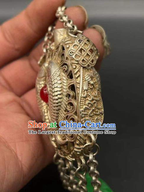 Chinese Handmade National Golden Sachet Pendant Cheongsam Jewelry Classical Tassel Waist Accessories