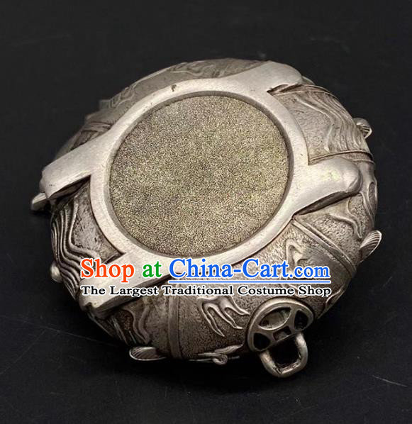 andmade Chinese Carving Pi Xiu Censer Ornaments Traditional Brass Incense Burner Accessories
