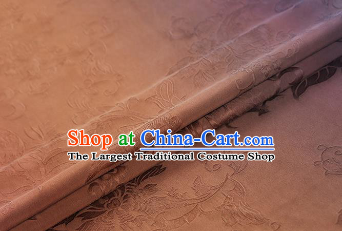 Chinese Cheongsam Gradient Gambiered Guangdong Gauze Classical Pattern Silk Fabric Traditional Jacquard Brocade Drapery