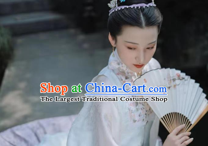 China Ancient Royal Countess Costumes Traditional Court Hanfu Dress Ming Dynasty Imperial Mistress Historical Clothing
