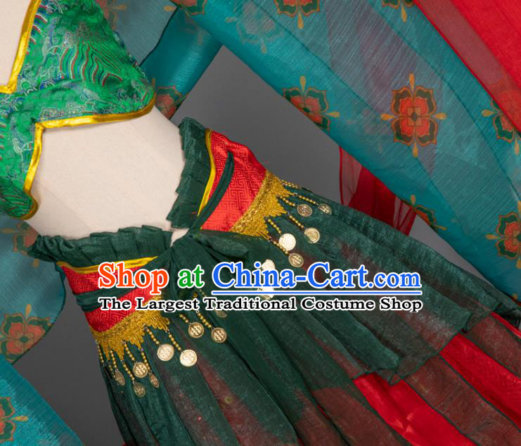 China Classical Dance Clothing Cosplay Dunhuang Fairy Hanfu Dress Ancient Princess Garment Costumes