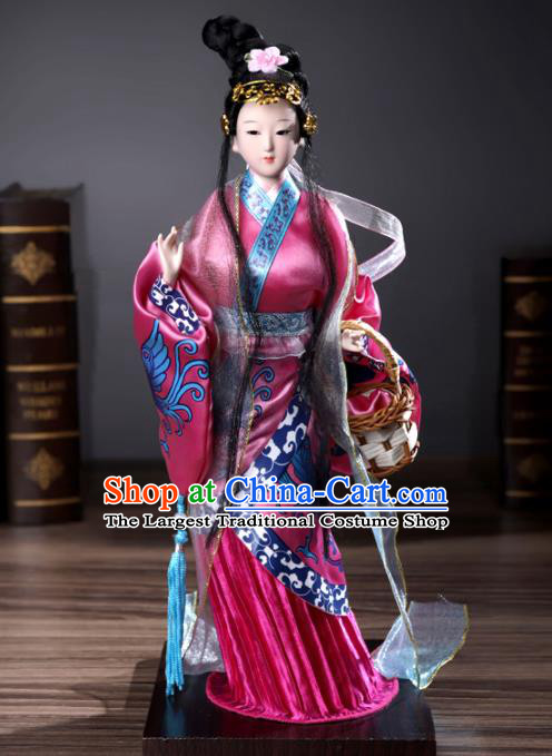 Handmade Traditional China Beijing Silk Figurine - Beauty Xi Shi