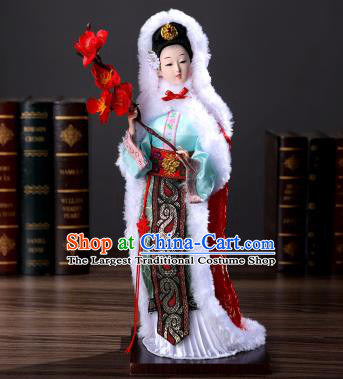 Handmade A Dream in Red Mansions the Twelve Hairpins of Jinling Traditional China Beijing Silk Figurine - Xue Bao Qin
