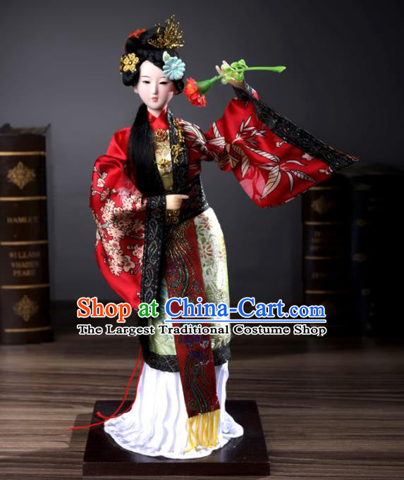 Handmade Traditional China Beijing Silk Figurine A Dream in Red Mansions the Twelve Hairpins of Jinling - Shi Xiangyun