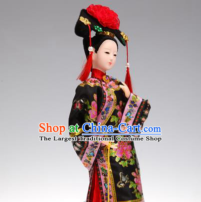 Handmade Traditional China Beijing Silk Figurine - Qing Dynasty Princess