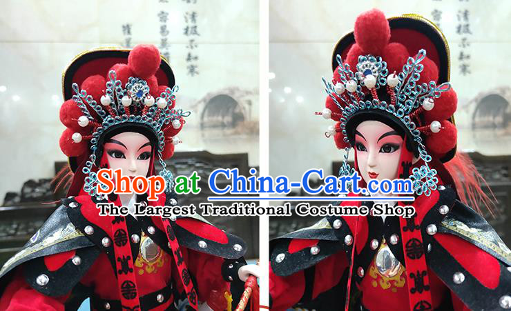 Handmade Traditional Peking Opera Doll China Beijing Silk Figurine - Hua Mulan
