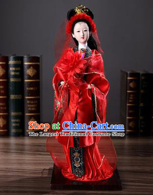 Handmade A Dream in Red Mansions Traditional China Beijing Silk Figurine the Twelve Hairpins of Jinling - Jia Tan Chun