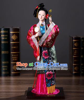 Handmade Traditional China Beijing Silk Figurine the Twelve Hairpins of Jinling A Dream in Red Mansions - Qin Keqing
