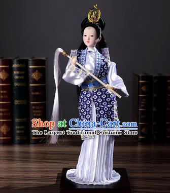 Handmade Traditional China Beijing Silk Figurine A Dream in Red Mansions the Twelve Hairpins of Jinling - Miao Yu