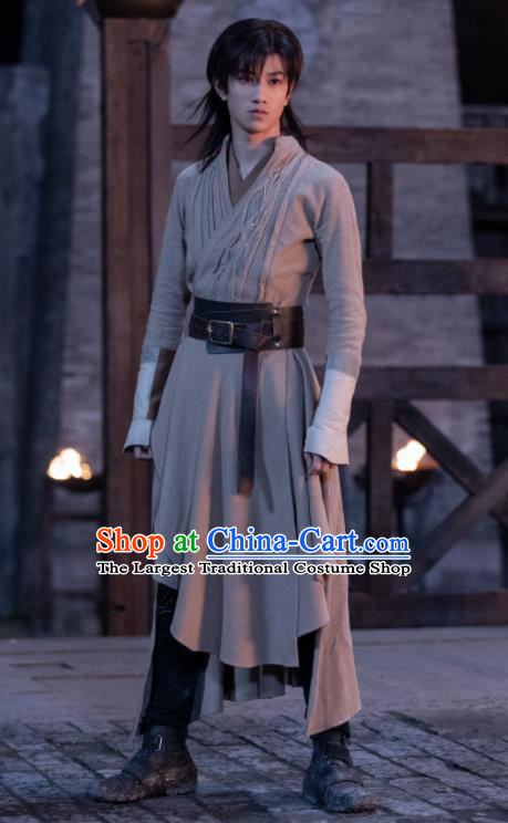 Chinese TV Show Douluo Dalu Young Swordsman Ma Hongjun Clothing Ancient Hero Garment Costumes
