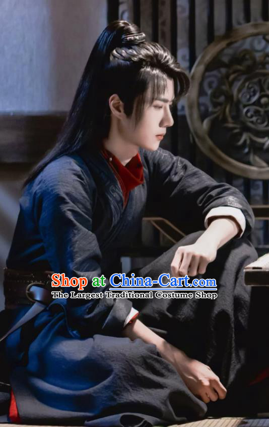 China Traditional Wuxia Drama The Legend of Fei Xie Yun Clothing Ancient Swordsman Garments Costume
