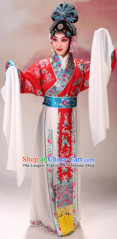 China Beijing Opera Diva Costume Peking Opera Hua Tan Dress Garment Traditional Opera Beauty Xi Shi Clothing