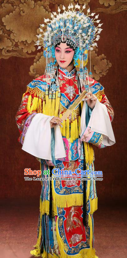China Traditional Opera Princess Clothing Beijing Opera Diva Costume Peking Opera Hua Tan Dress Garments and Headdress