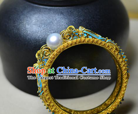 China National Filigree Bracelet Jewelry Traditional Handmade Cloisonne Bangle Accessories
