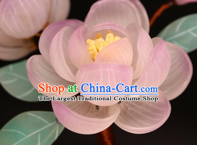 China Traditional Hanfu Hair Stick Hair Accessories Classical Peach Flower Hairpin