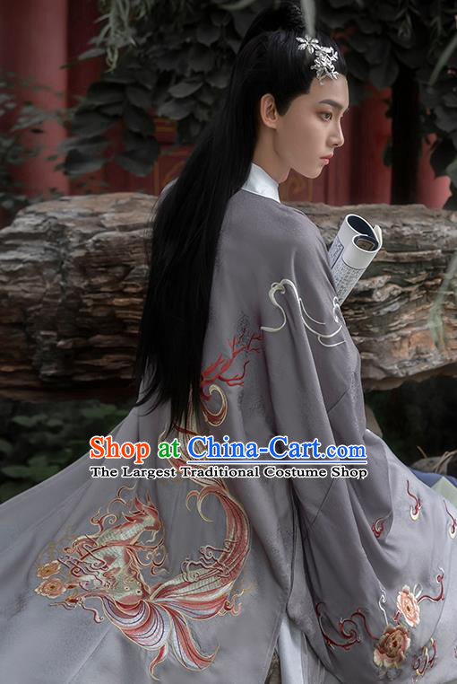 China Traditional Jin Dynasty Nobility Childe Historical Clothing Ancient Royal Prince Costume for Men