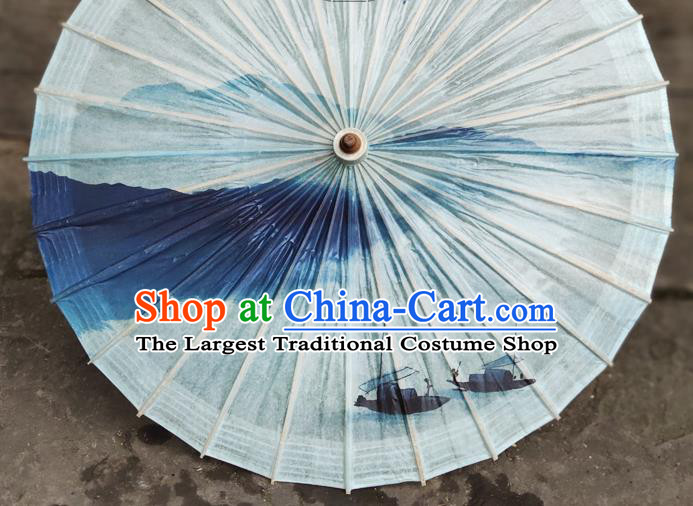 China Classical Dance Umbrellas Craft Traditional Oil Paper Umbrella Landscape Painting Umbrella