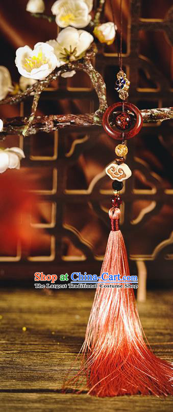 Handmade Chinese Traditional Waist Accessories Classical Cheongsam Brooch Tassel Pendant