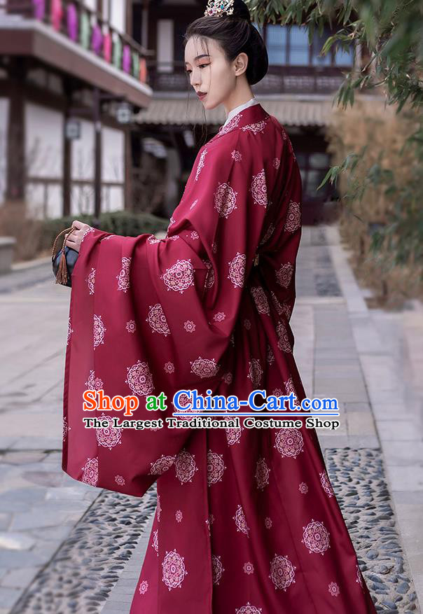 China Ancient Nobility Childe Costumes Traditional Ming Dynasty Swordsman Hanfu Clothing