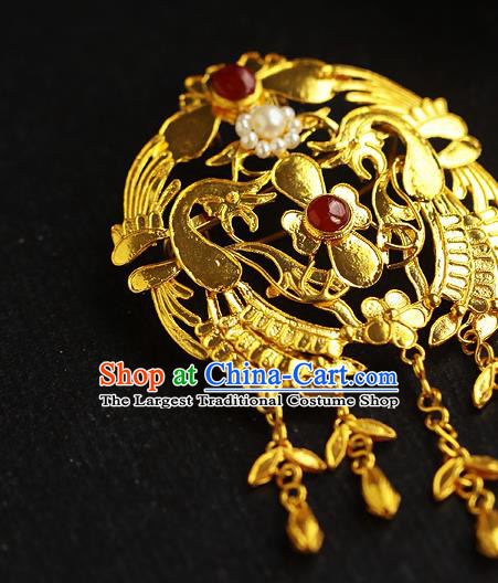 Chinese Traditional Agate Necklet Accessories Ancient Empress Necklace Pendant