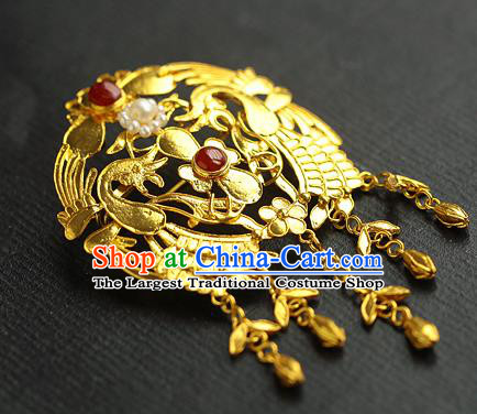 Chinese Traditional Agate Necklet Accessories Ancient Empress Necklace Pendant