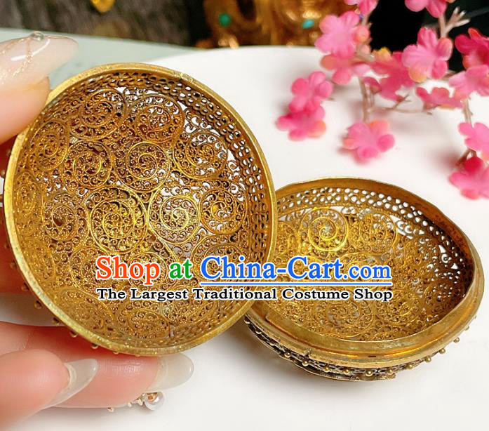 Handmade Chinese National Cloisonne Accessories Traditional Culture Jewelry Filigree Rouge Box