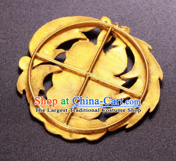 China Traditional Hanfu Brooch Accessories Ancient Empress Blueing Necklet Pendant