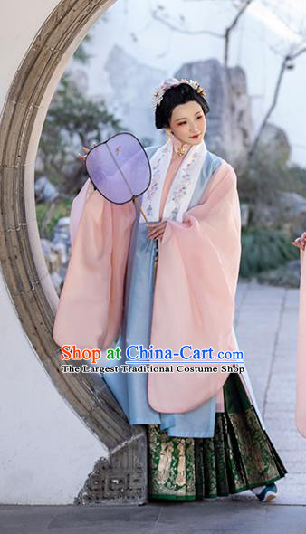 China Ming Dynasty Imperial Consort Historical Clothing Ancient Court Beauty Costumes for Women