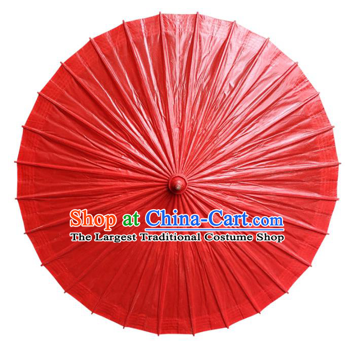 Traditional China Handmade Umbrellas Artware Wedding Bride Umbrella Red Oil Paper Umbrella