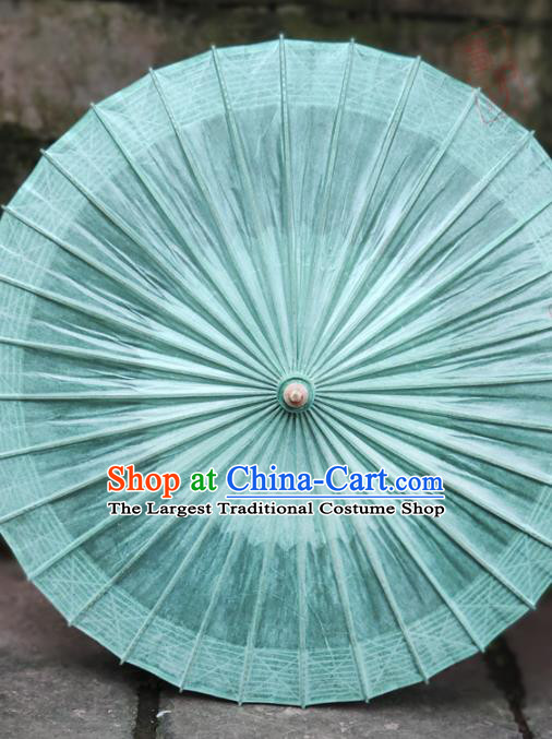 Traditional China Dance Umbrella Sky Blue Oil Paper Umbrella Handmade Umbrellas Artware Bumbershoot