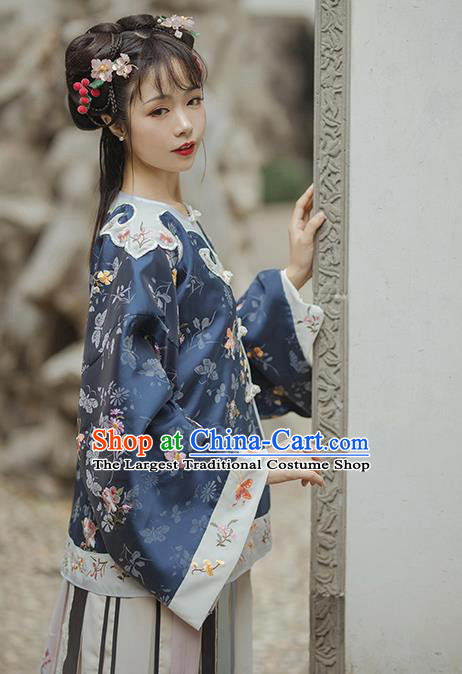 China Traditional Qing Dynasty Manchu Princess Historical Costume Ancient Court Beauty Apparels Clothing