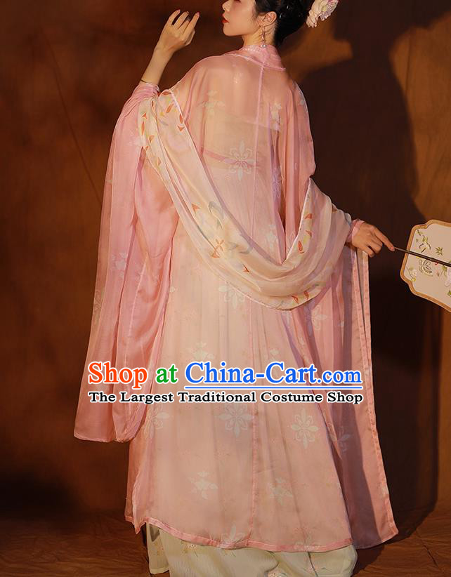 China Ancient Tang Dynasty Court Beauty Princess An Ping Hanfu Clothing for Women