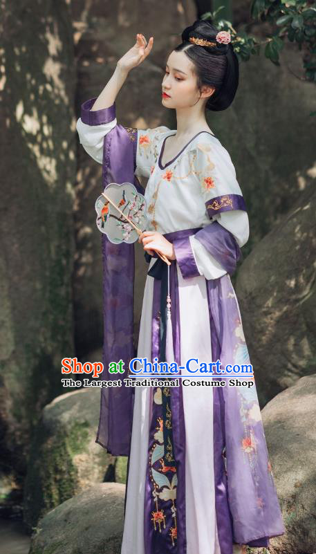China Ancient Court Princess Replica Clothing Traditional Tang Dynasty Palace Lady Hanfu Dress
