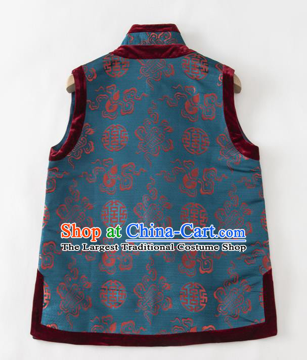 Chinese Tang Suit Waistcoat National New Year Vest Upper Outer Garment