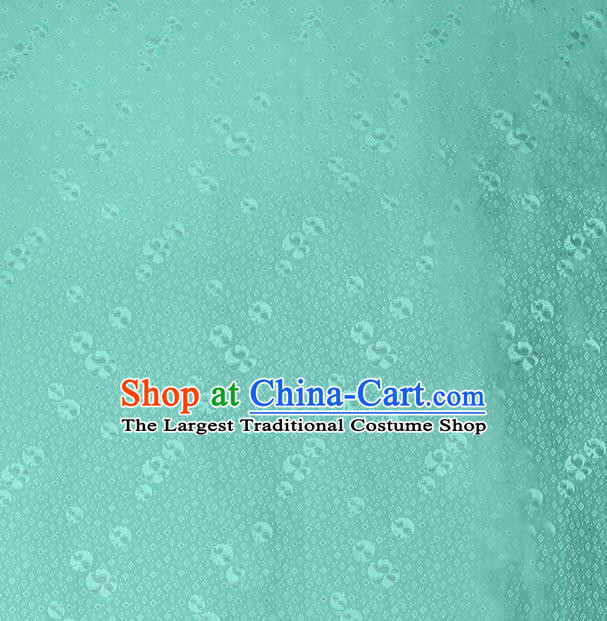 China Traditional Brocade Drapery Classical Cheongsam Green Silk Fabric