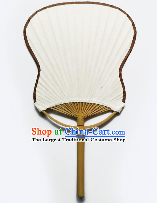 Asian China Paper Fan Handmade Bamboo Fans Classical Dance Palm Leaf Fan