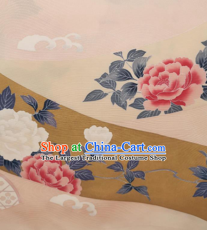 Asian Japan Classical Brocade Traditional Silk Fabric Japanese Kimono Tapestry Drapery