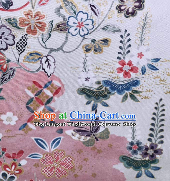 Asian Japan Classical Kimono Silk Fabric Traditional Japanese Yukata Belt Brocade Tapestry