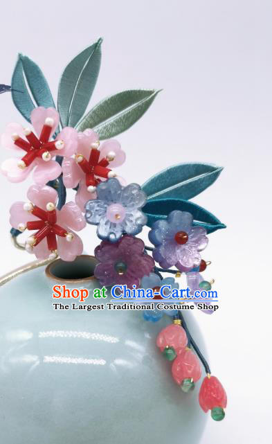 Chinese Traditional Flowers Hair Stick Hanfu Hair Accessories Handmade Ancient Princess Hairpin
