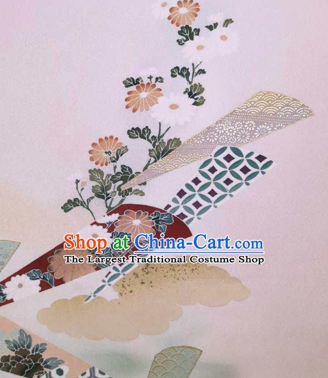 Traditional Japanese Yukata Belt Damask Asian Brocade Tapestry Japan Classical Kimono Silk Fabric