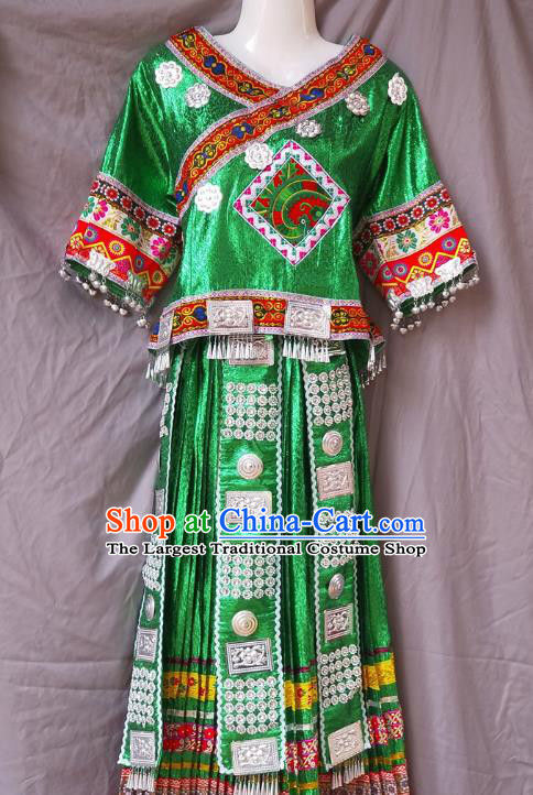 Chinese Hmong Ethnic Dance Costumes Traditional Miao National Minority Stage Performance Clothing