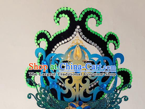 China Handmade Classical Dance Headdress Wig Chignon Traditional Stage Performance Hair Accessories